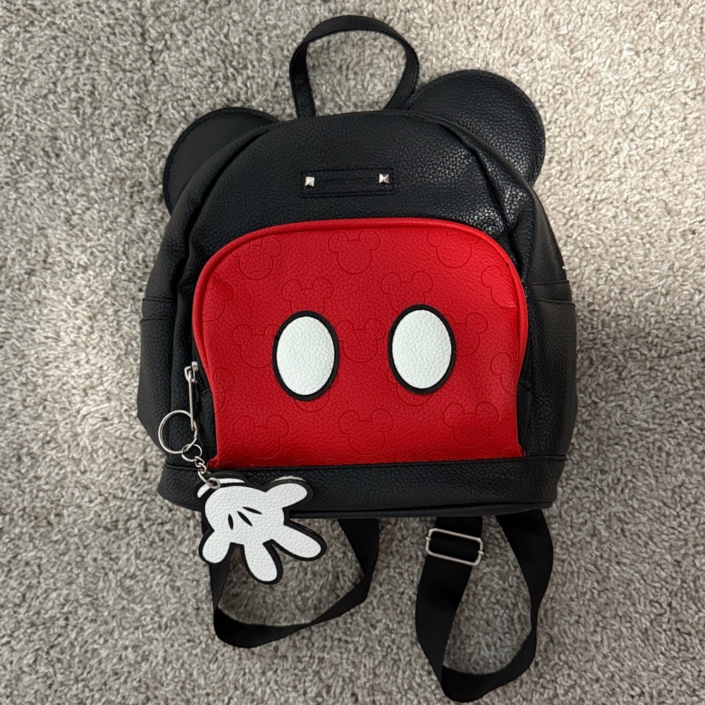 Mickey Mouse Black and Red Mini Backpack
